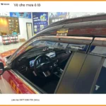 Chị Hoa lắp vè che mưa ô tô Hyundai Accent Quận Tân Phú tránh hắt nước mưa